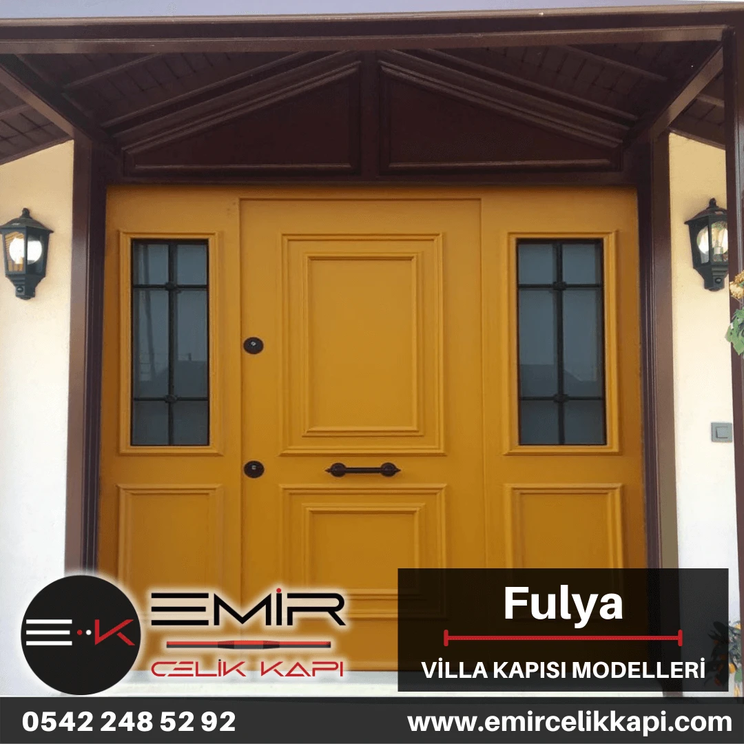 Fulya Villa Kapısı Modelleri Fiyatları Villa Giriş Kapısı Kompozit Villa Dış Kapıları Entrance Doors Haustüren Steeldoors Seyfqapilar
